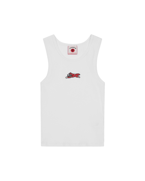 Womens Beaded Running Dog Ribbed Vest Top – Billionaire Boys
