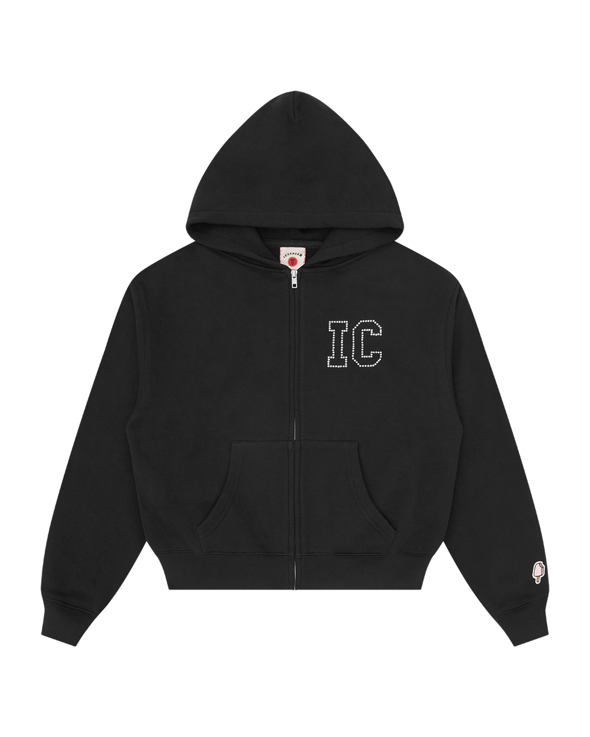 Womens Crystal Zip Through Hood – Billionaire Boys Club