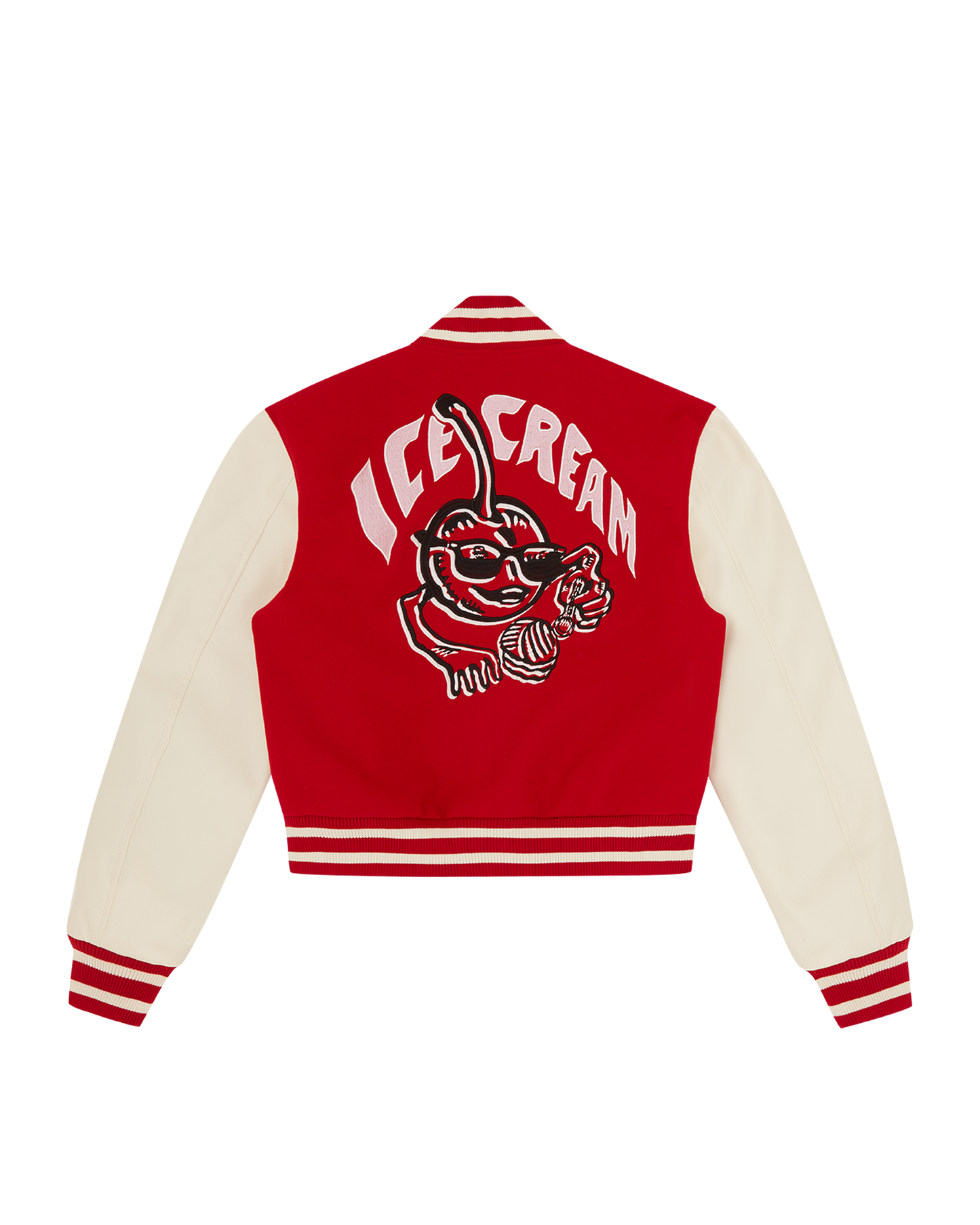 Womens Cherry Varsity Jacket