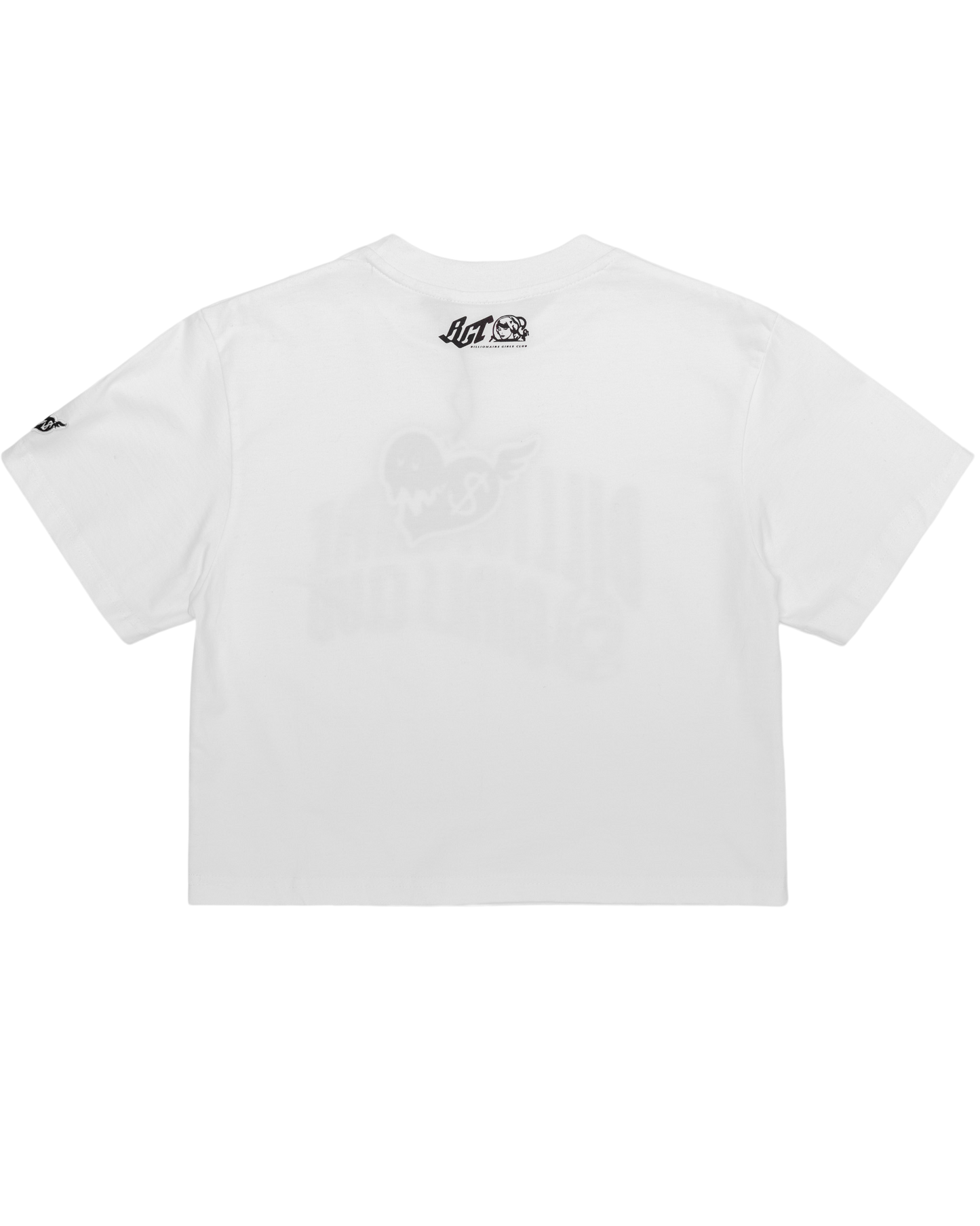 Womens Classic Curve Logo Cropped Tee