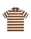 Running Dog Striped Polo Shirt
