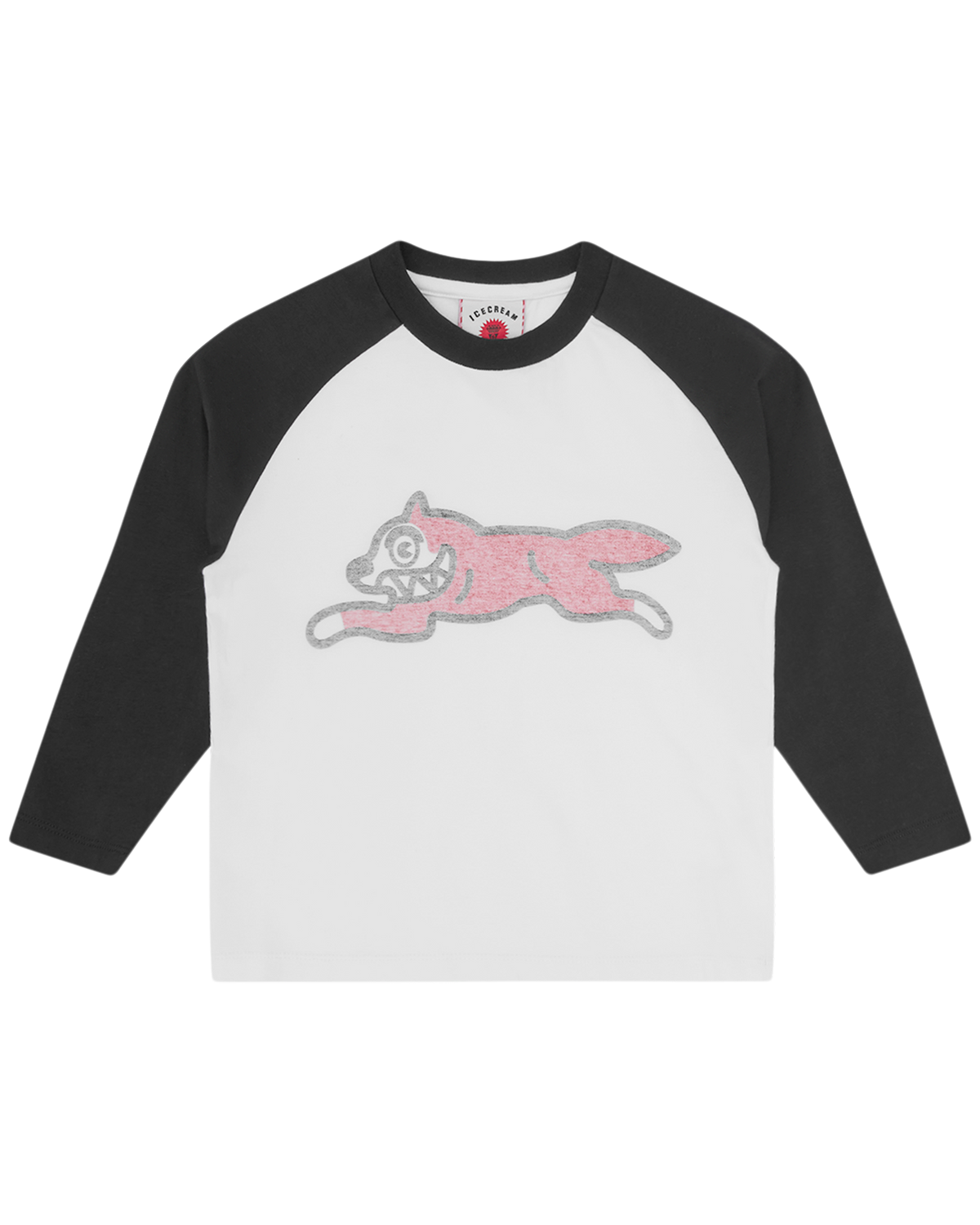 Womens Running Dog Raglan Sleeve LS Shirt