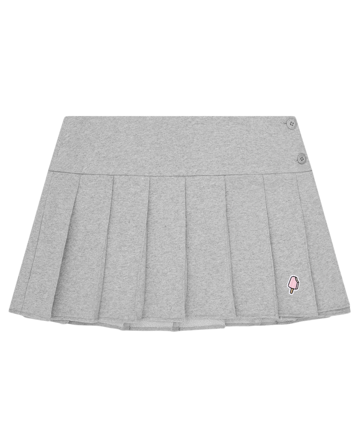 Womens Popsicle Pleated Mini Skirt