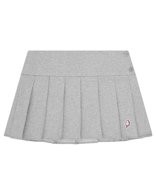Womens Popsicle Pleated Mini Skirt