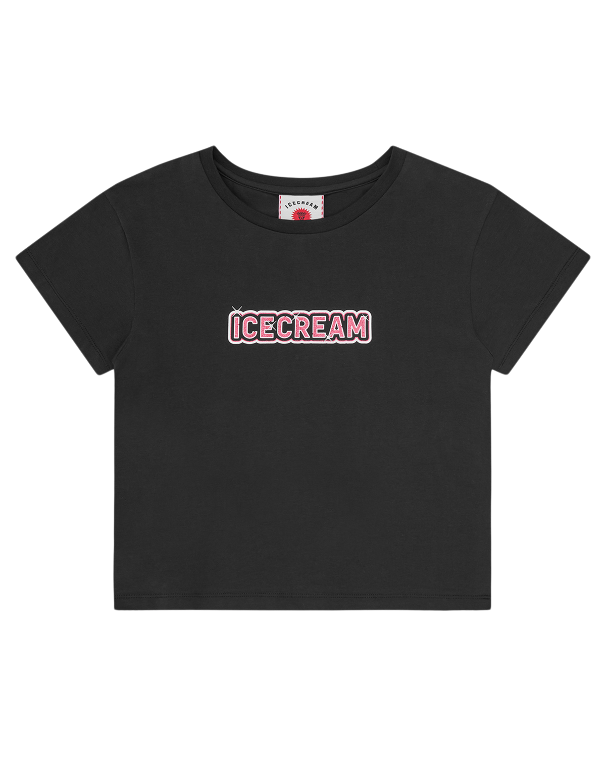 Womens Glitter Baby Tee