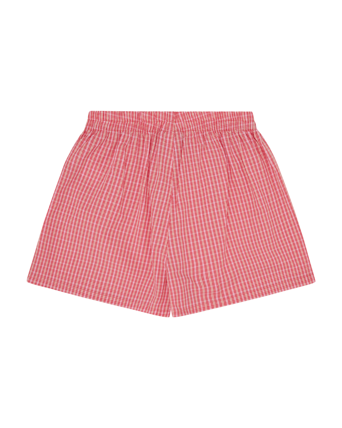 Womens Plaid Boxer Shorts