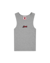 Womens Beaded Running Dog Ribbed Vest