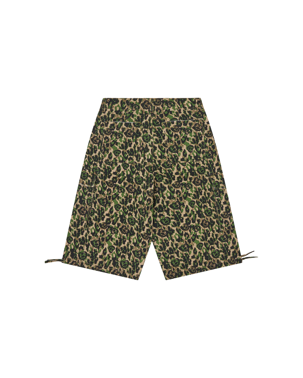 Womens Studded Running Dog Cargo Shorts