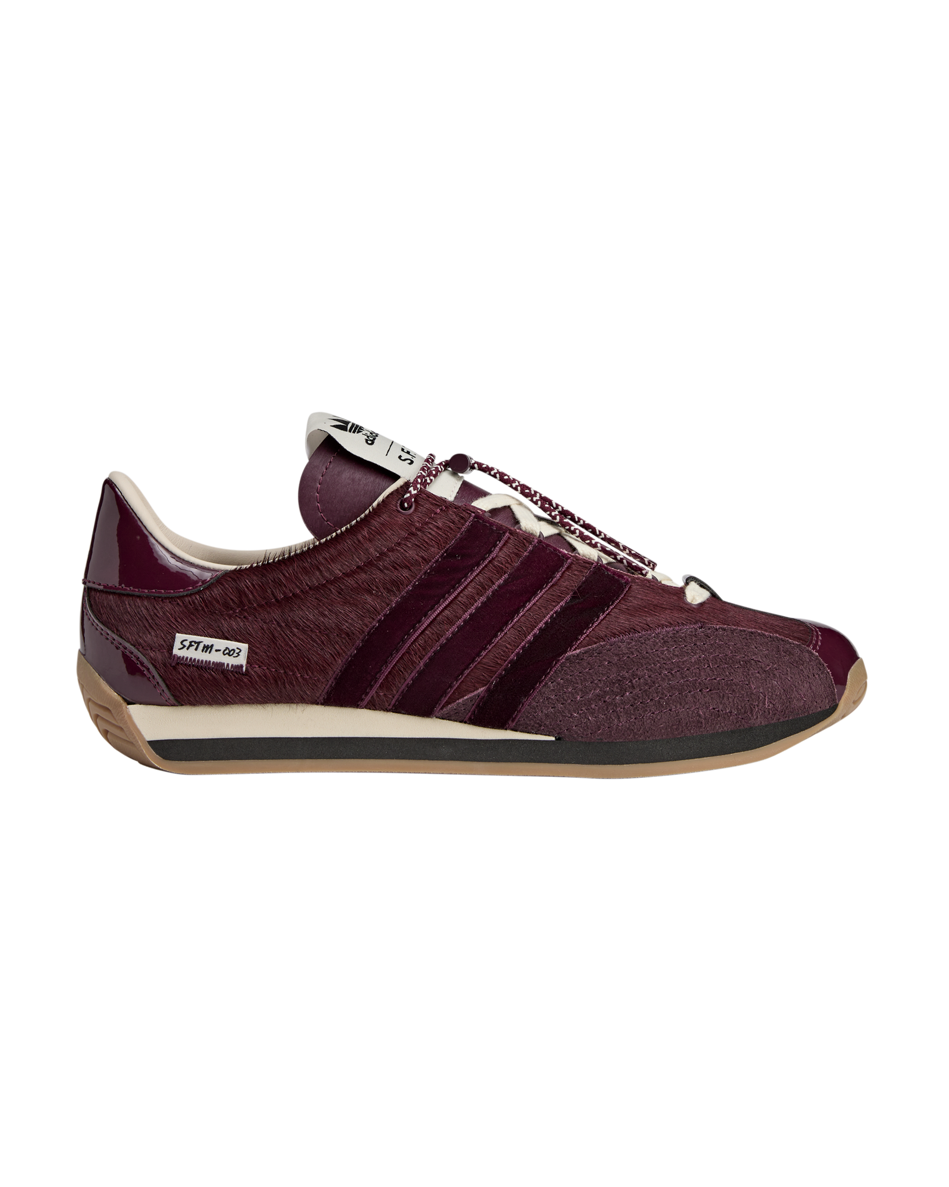Adidas x Sftm Country OG Maroon Core Black Cream White 11.5
