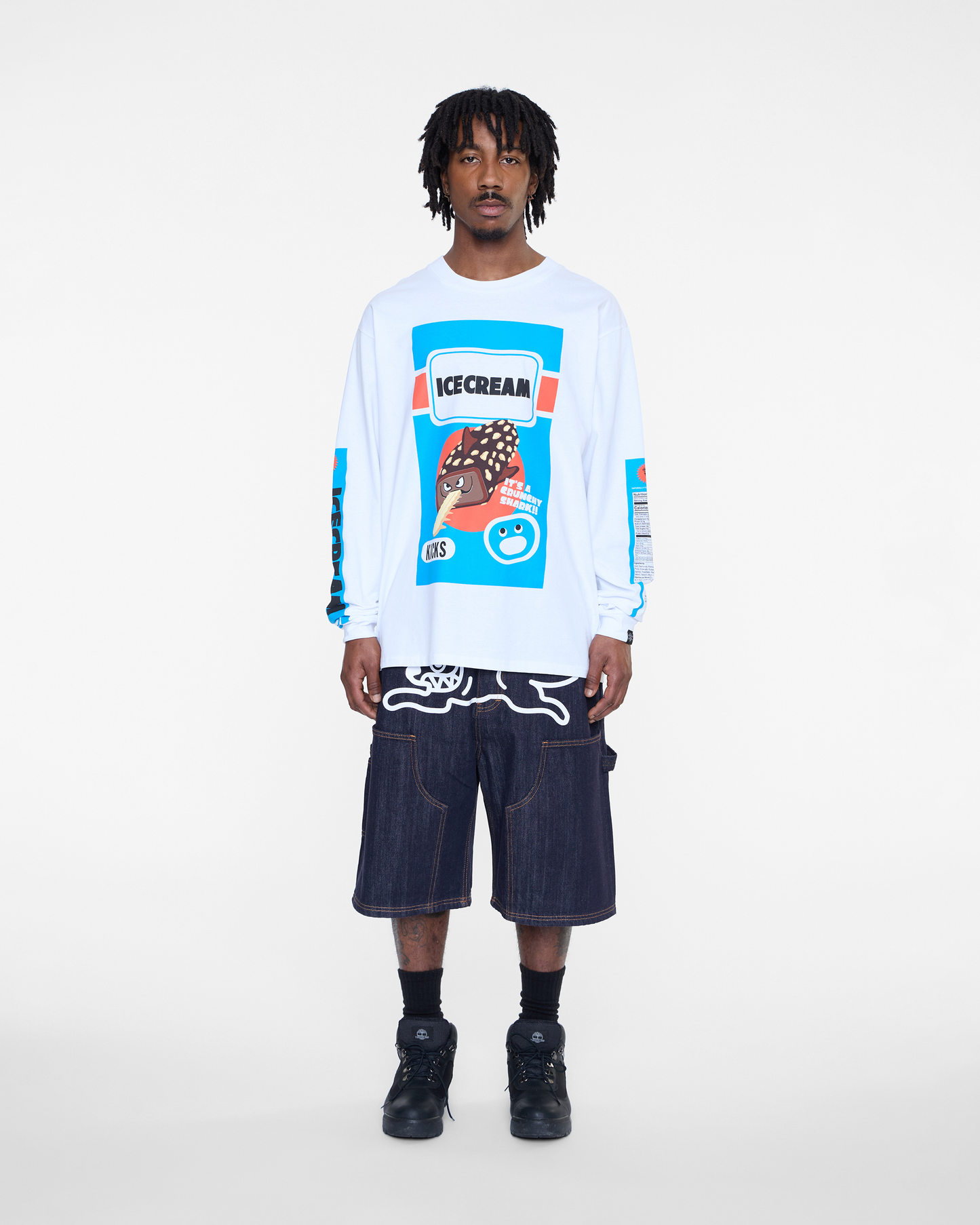 Crunchy Shark LS Tee