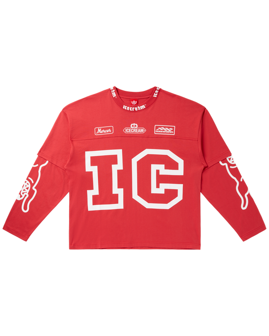 Strawberry LS Knit