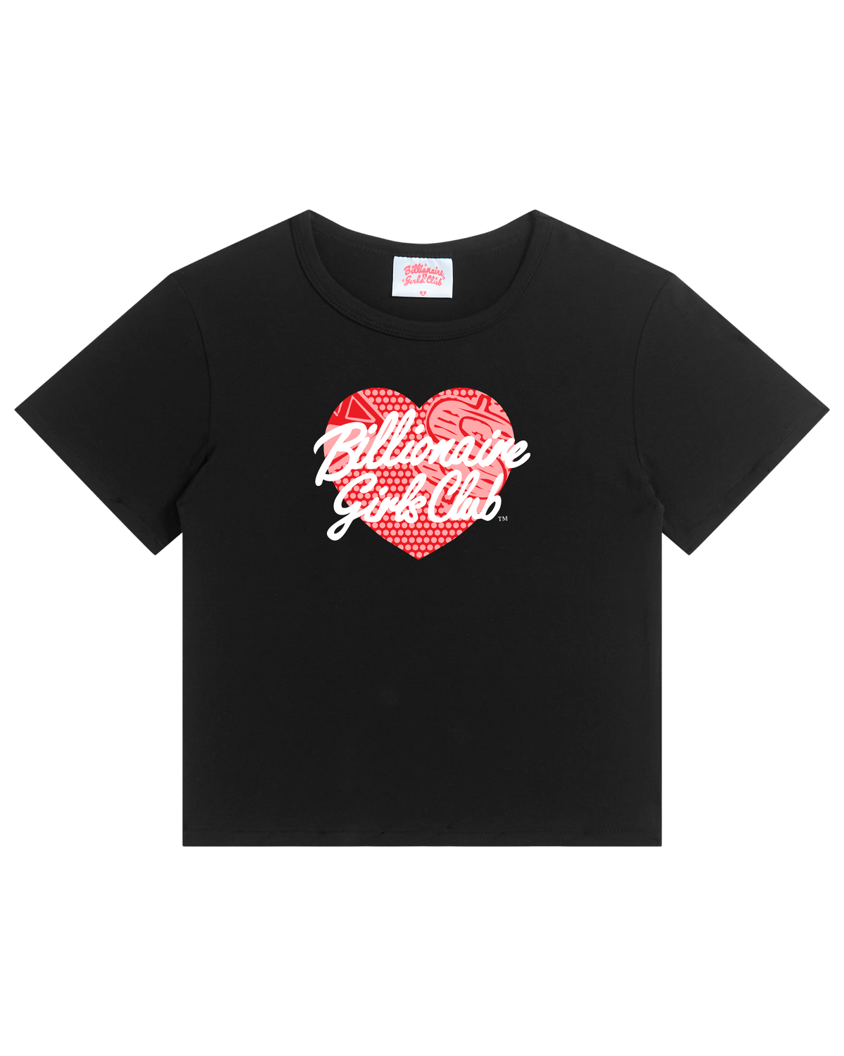 Script Heart Baby Tee