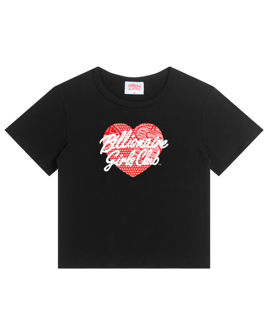Script Heart Baby Tee