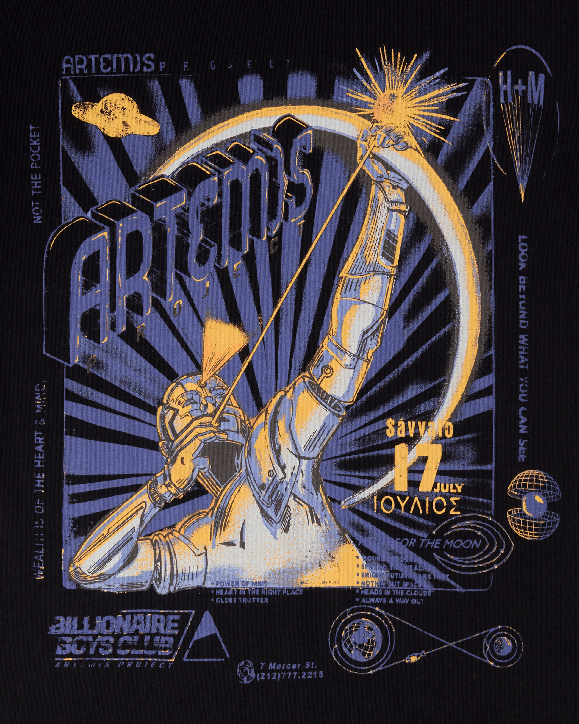Artemis Poster S/S Tee - Billionaire Boys Club