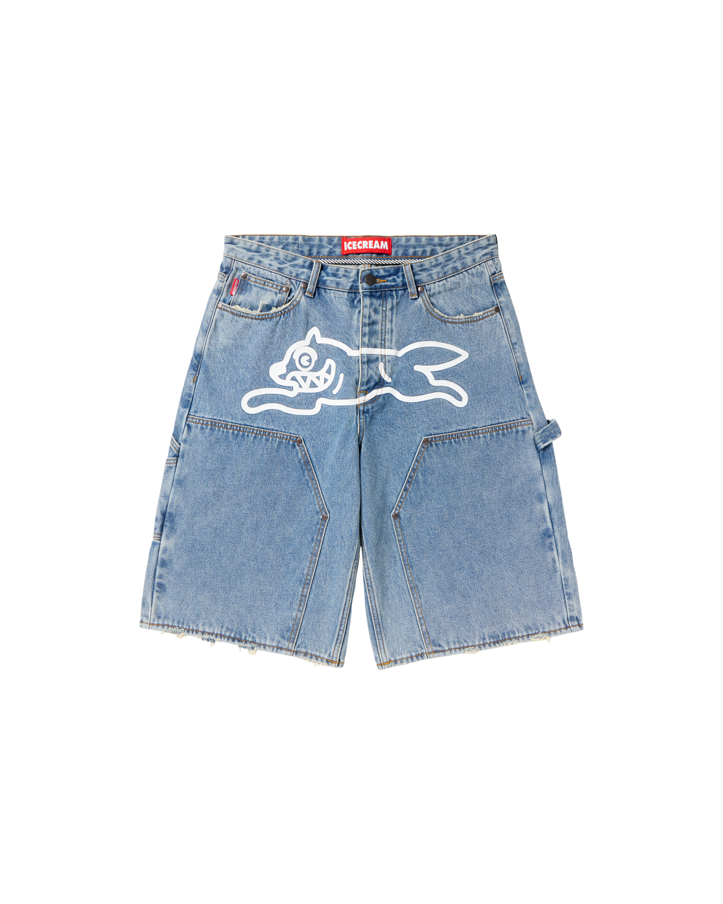 Double Scoop Jean Shorts