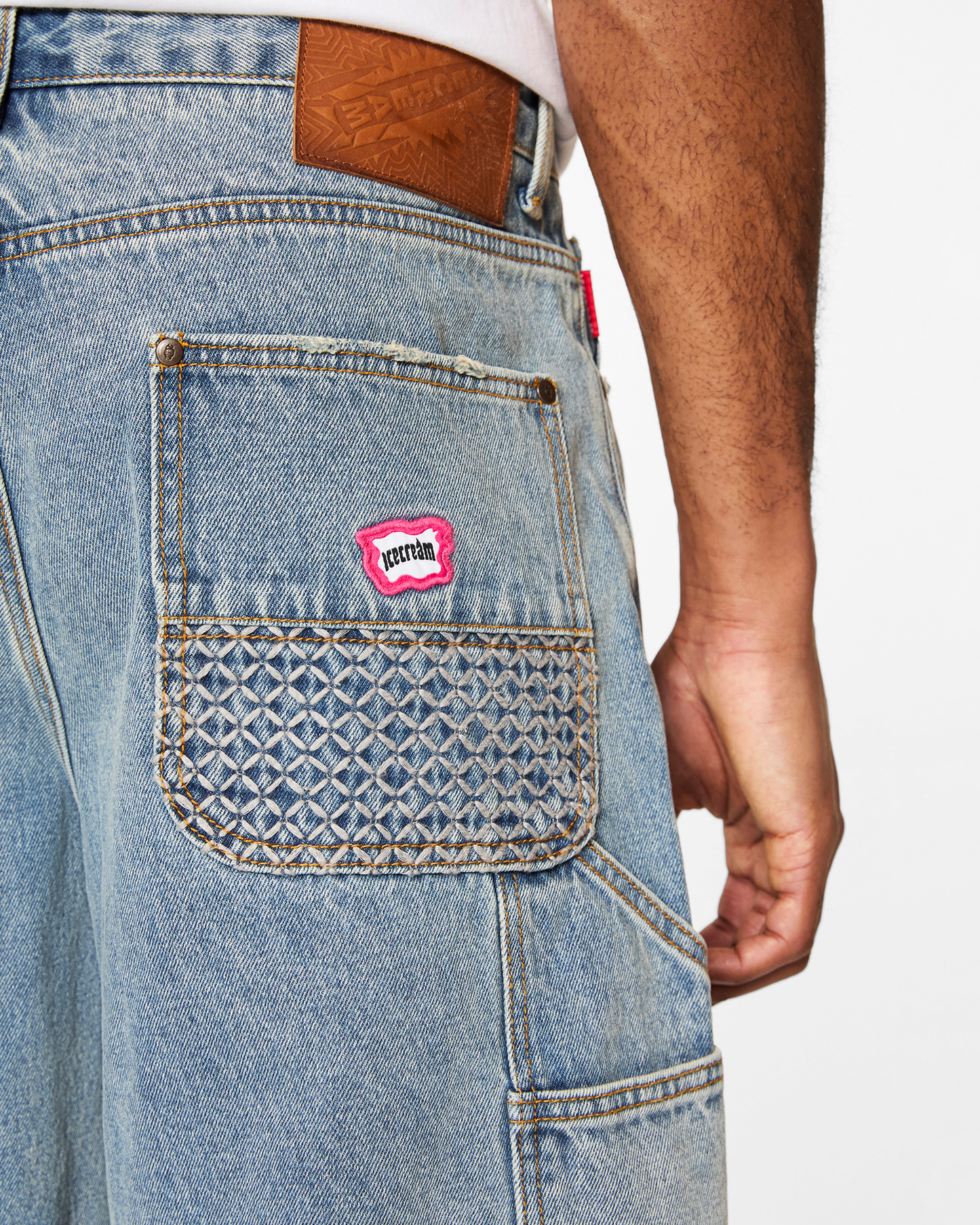 Double Scoop Jean Shorts