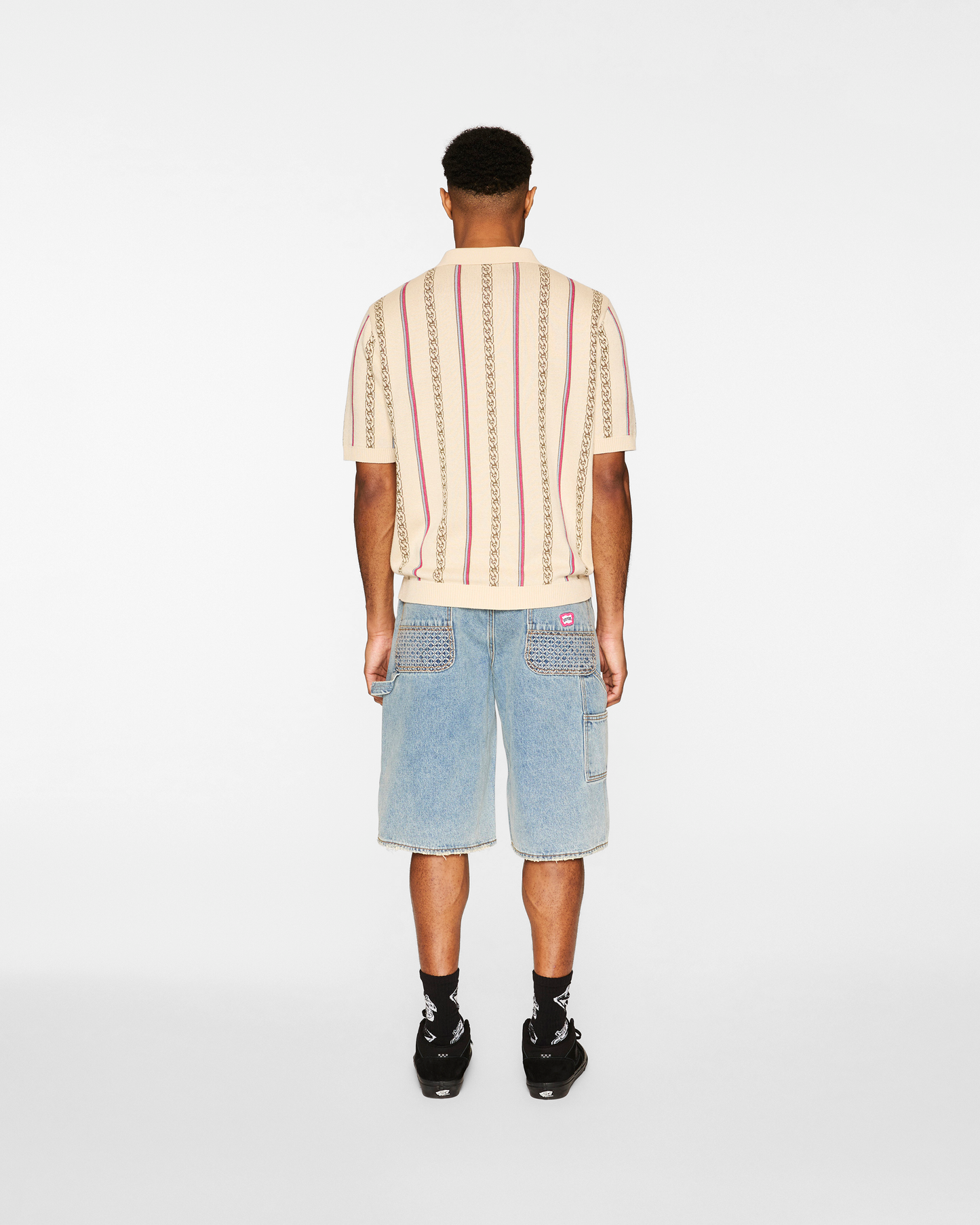 Chain Polo Sweater