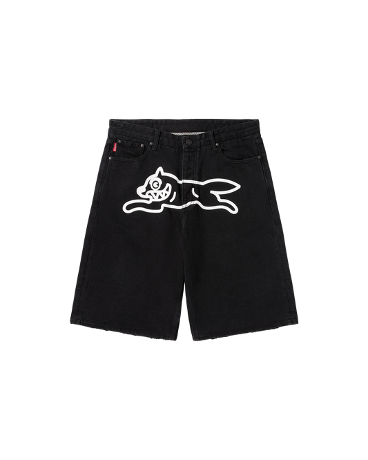 Big Black Jean Shorts