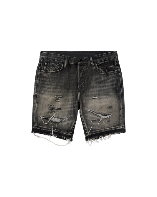 Cadet Crater Black Jean Shorts