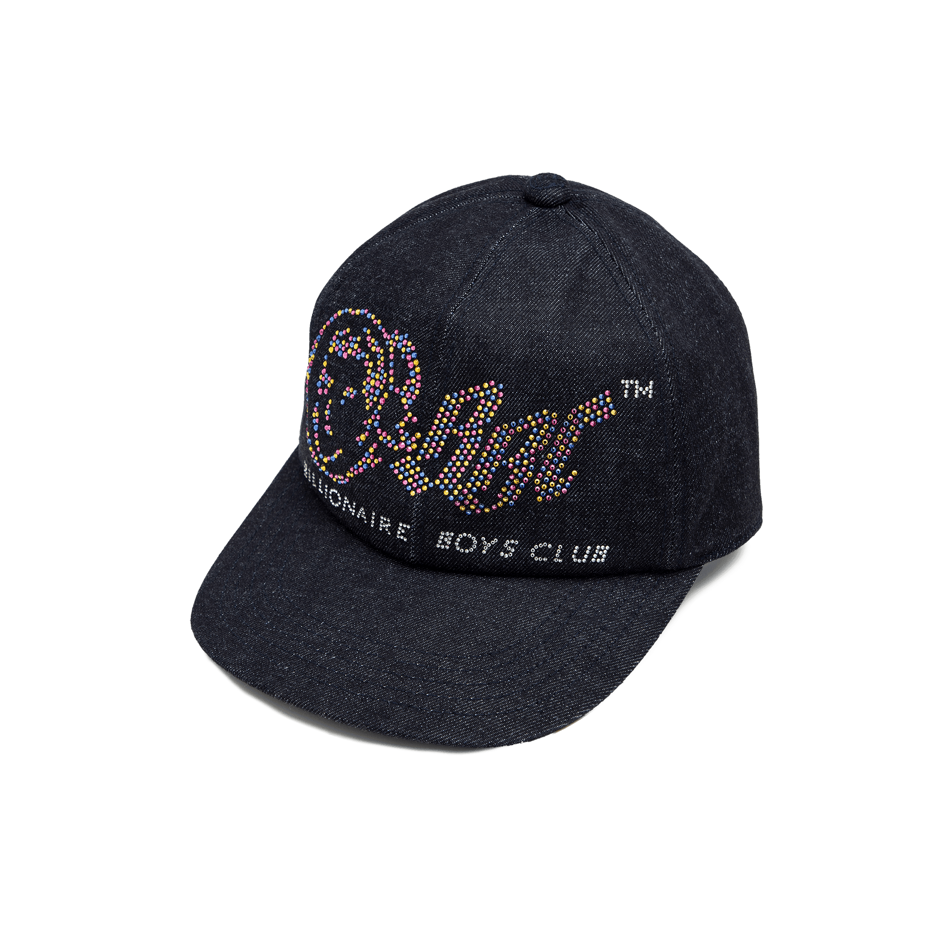 BBC20 OG Logo with Swarovski® crystals Denim Fitted Hat - Billionaire Boys Club Exclusives