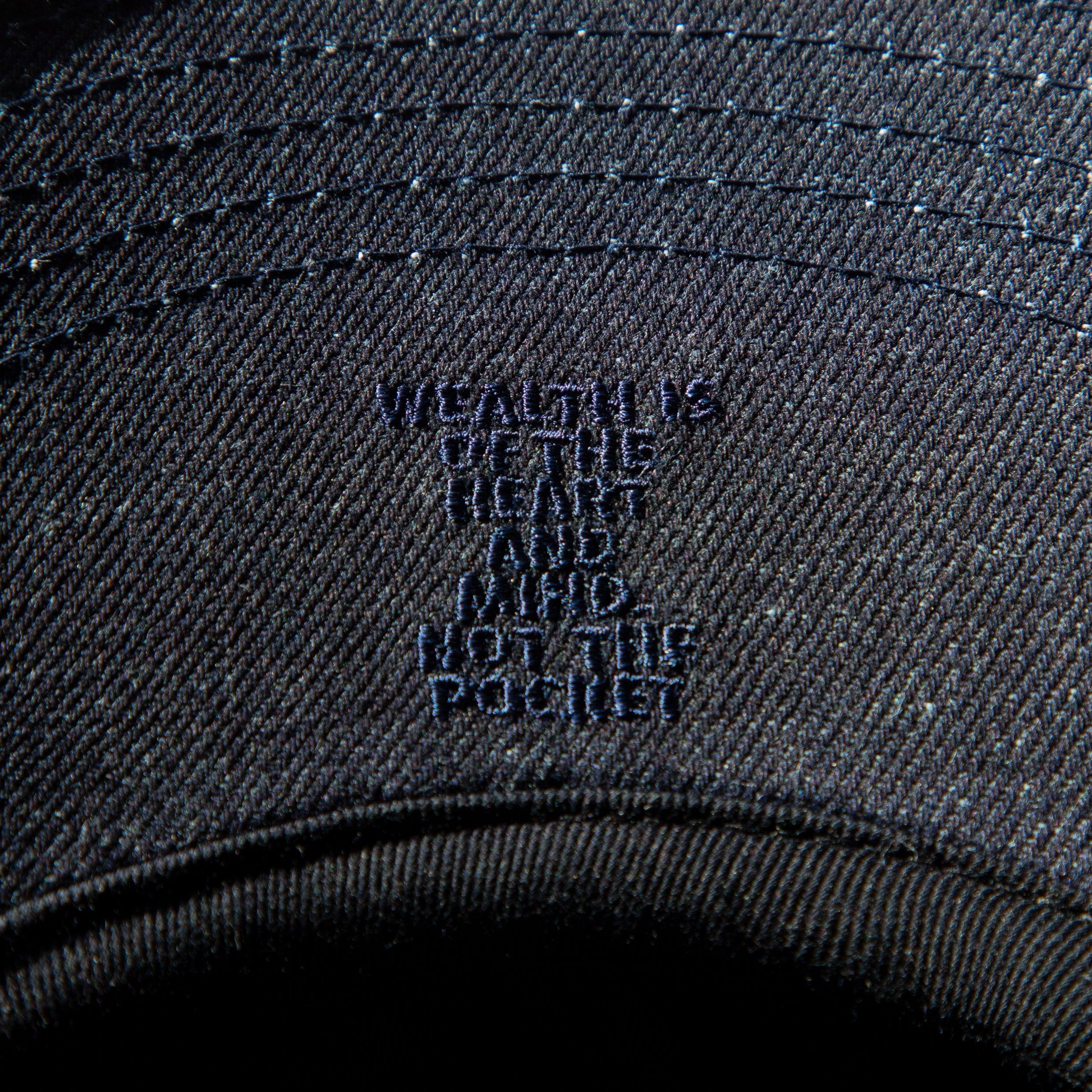 Swarovski fitted hat top