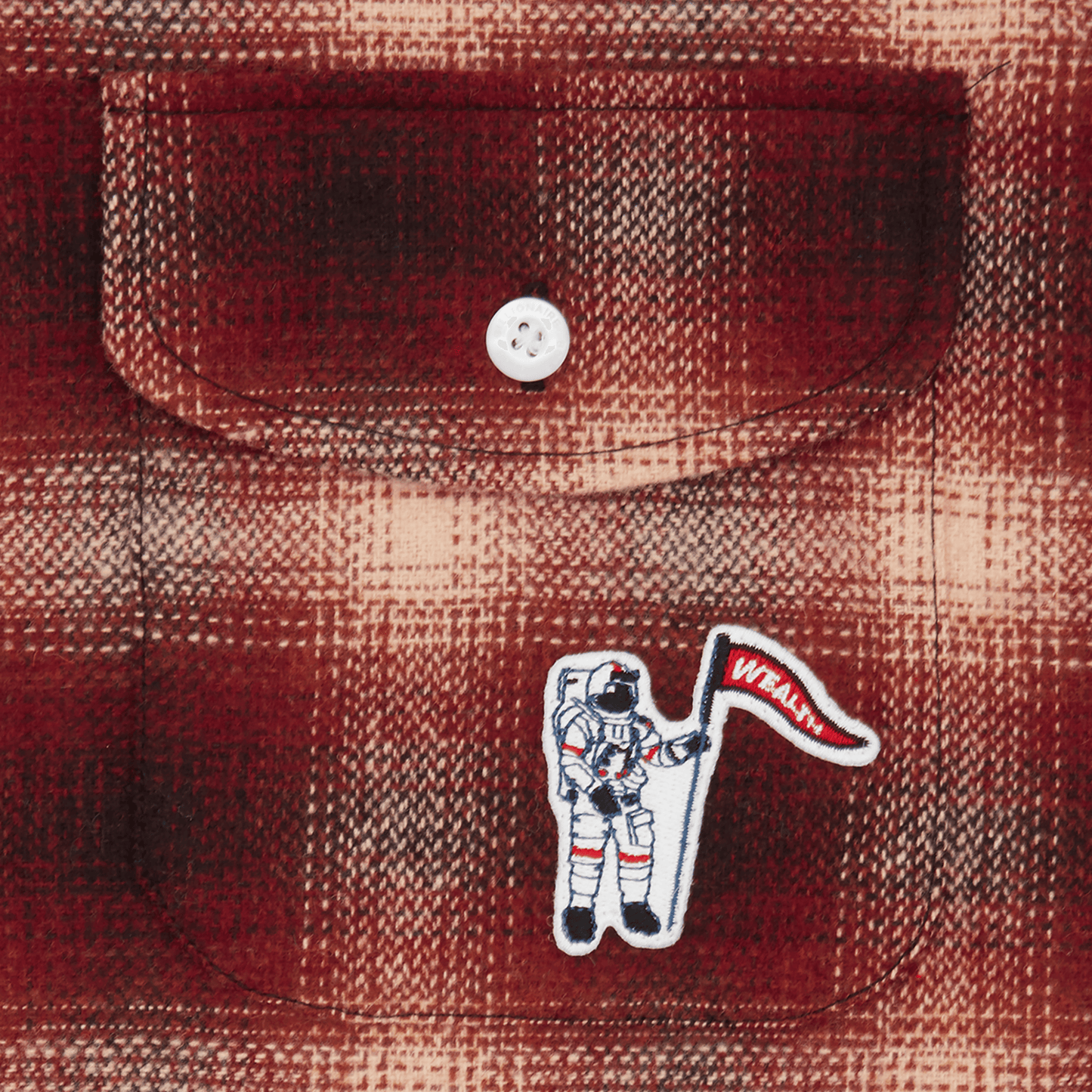 Billionaire boys club red hot sale shirt