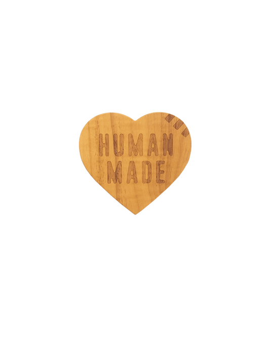 Heart Wooden Coaster Set 2P - Human Made