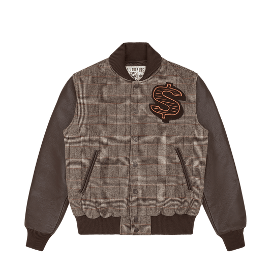 LEATHER SLEEVE VARSITY JACKET - Billionaire Boys Club Europe