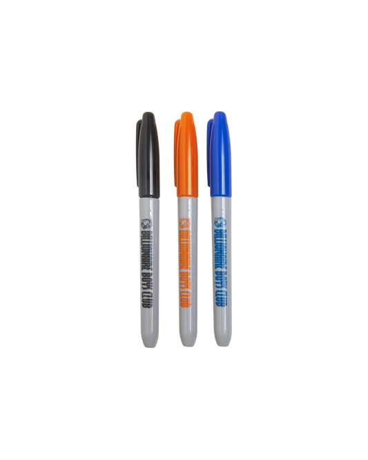 Straight Logo Sharpie 3-Pack