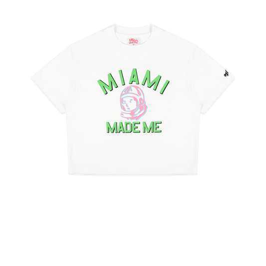 MIAMI MADE ME CROPPED TEE - Billionaire Girls Club Exclusives