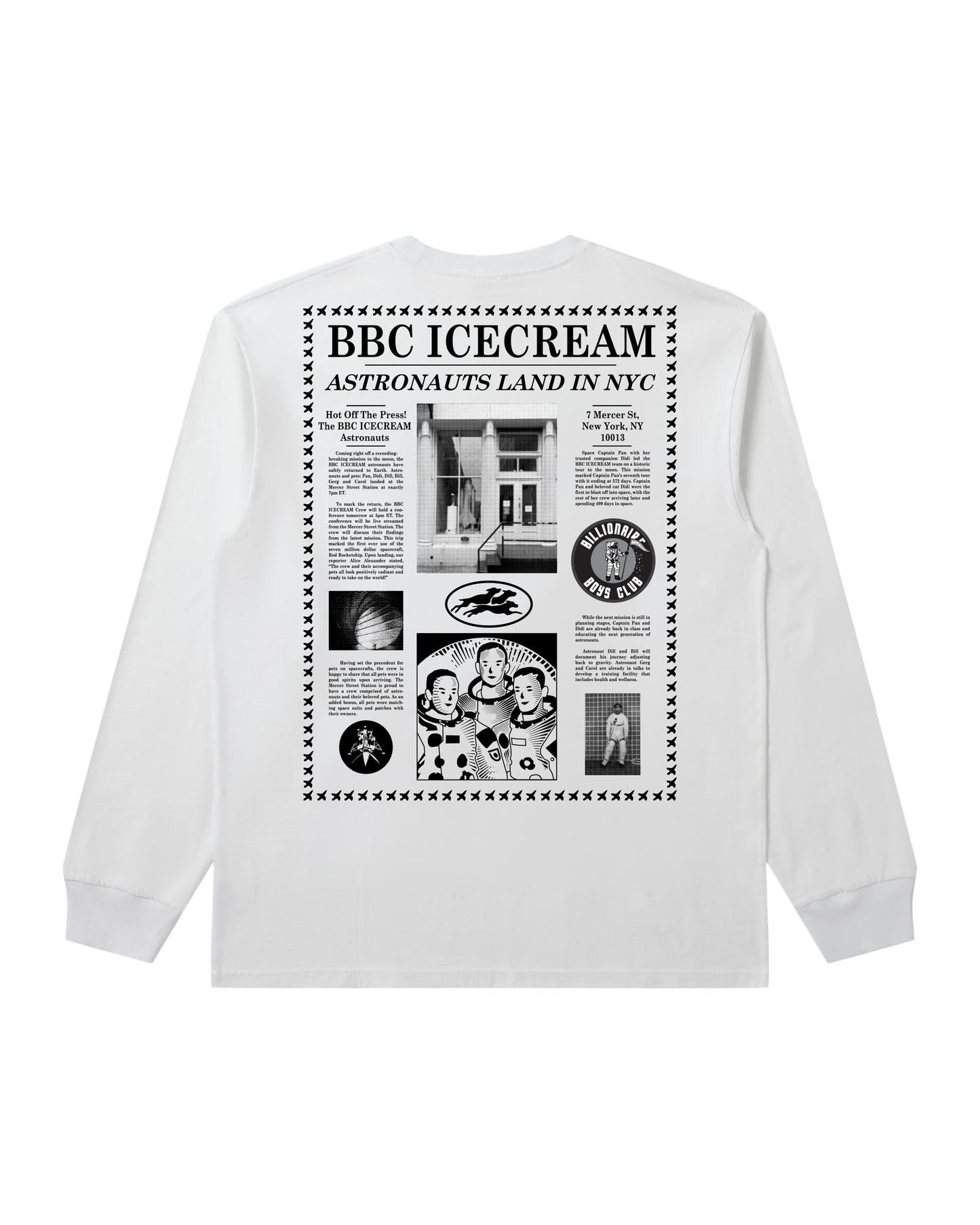 Newspaper LS Tee