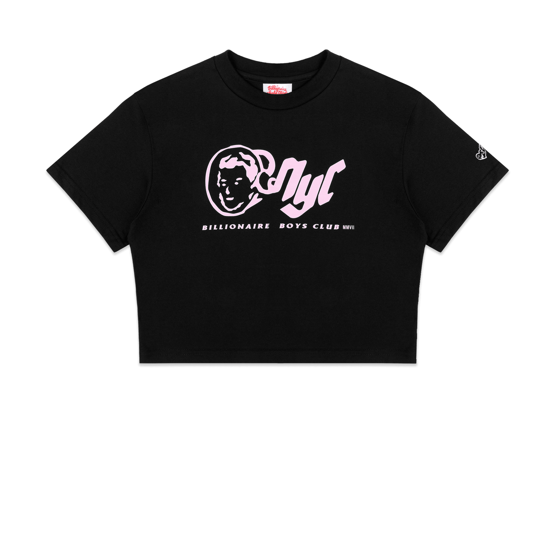 NYC LOGO CROPPED TEE - Billionaire Girls Club Exclusives