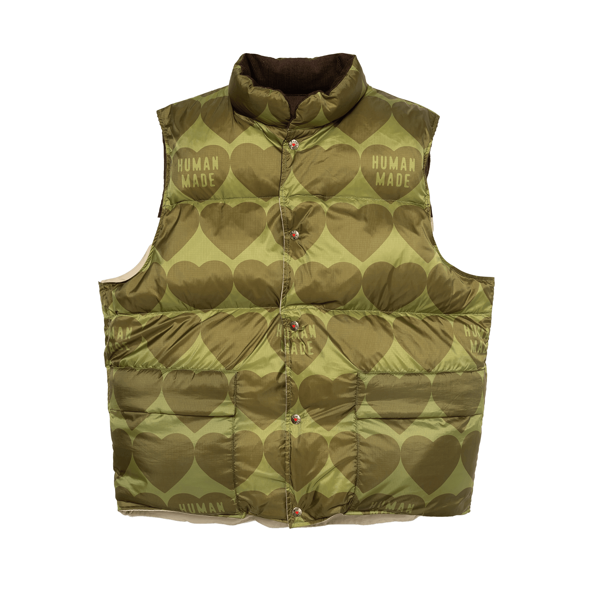 REVERSIBLE DOWN VEST - Human Made