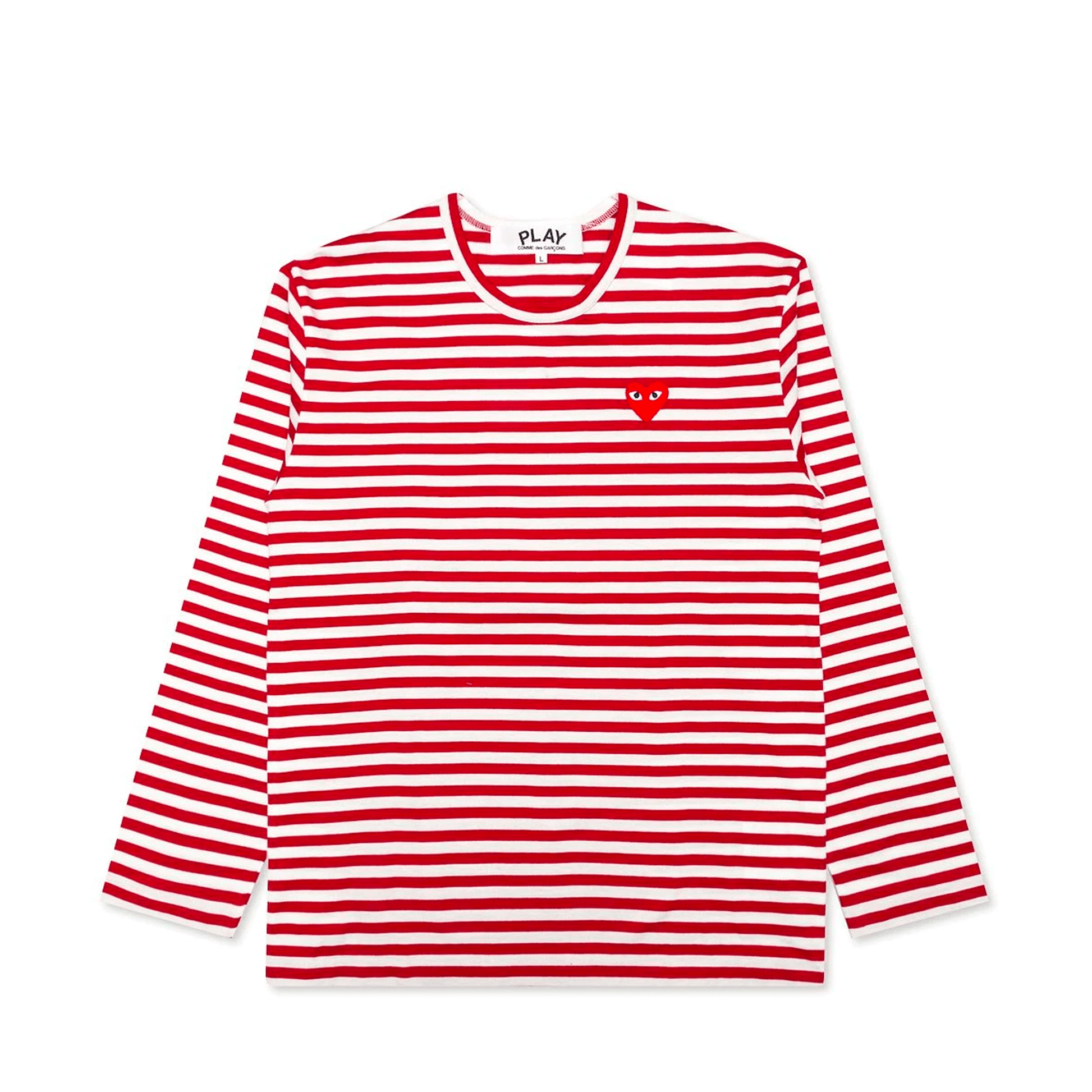 Comme de garcon play striped shirt on sale