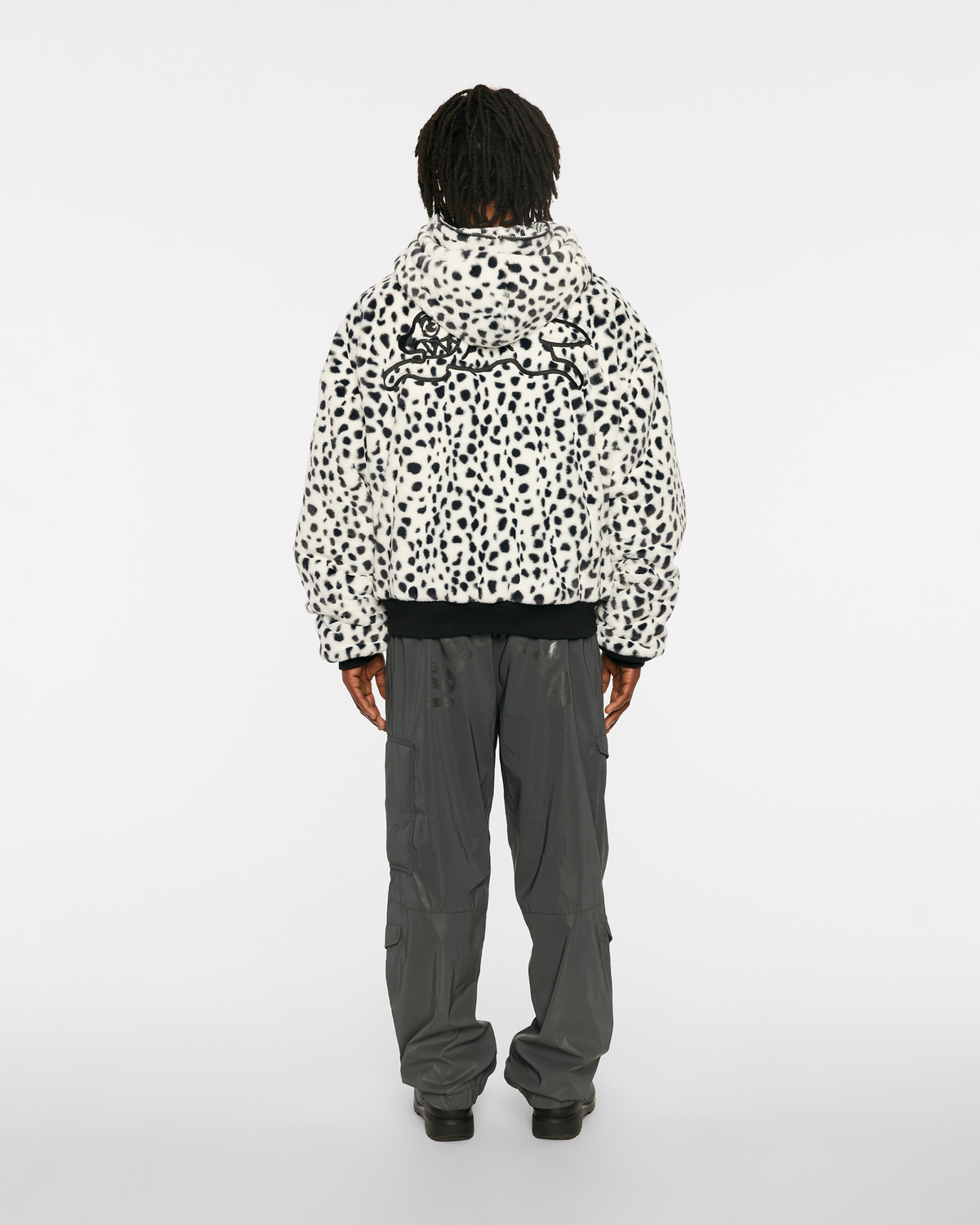 Faux Fur Full-Zip Hoodie