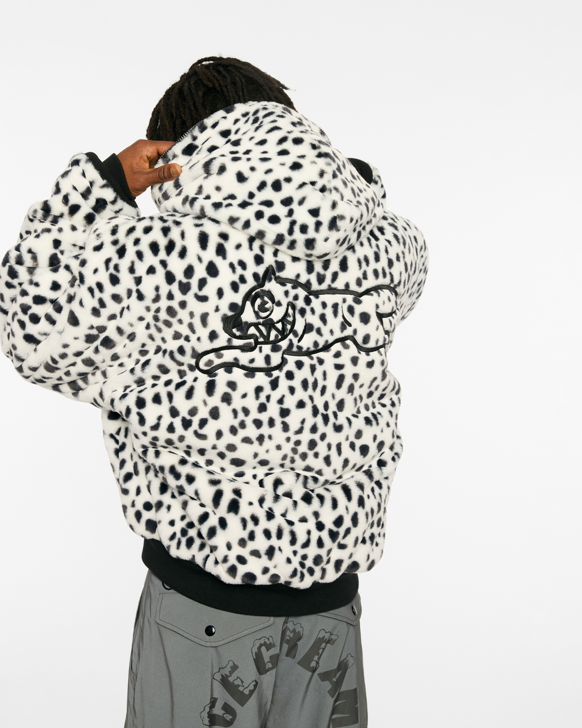 Faux Fur Full-Zip Hoodie