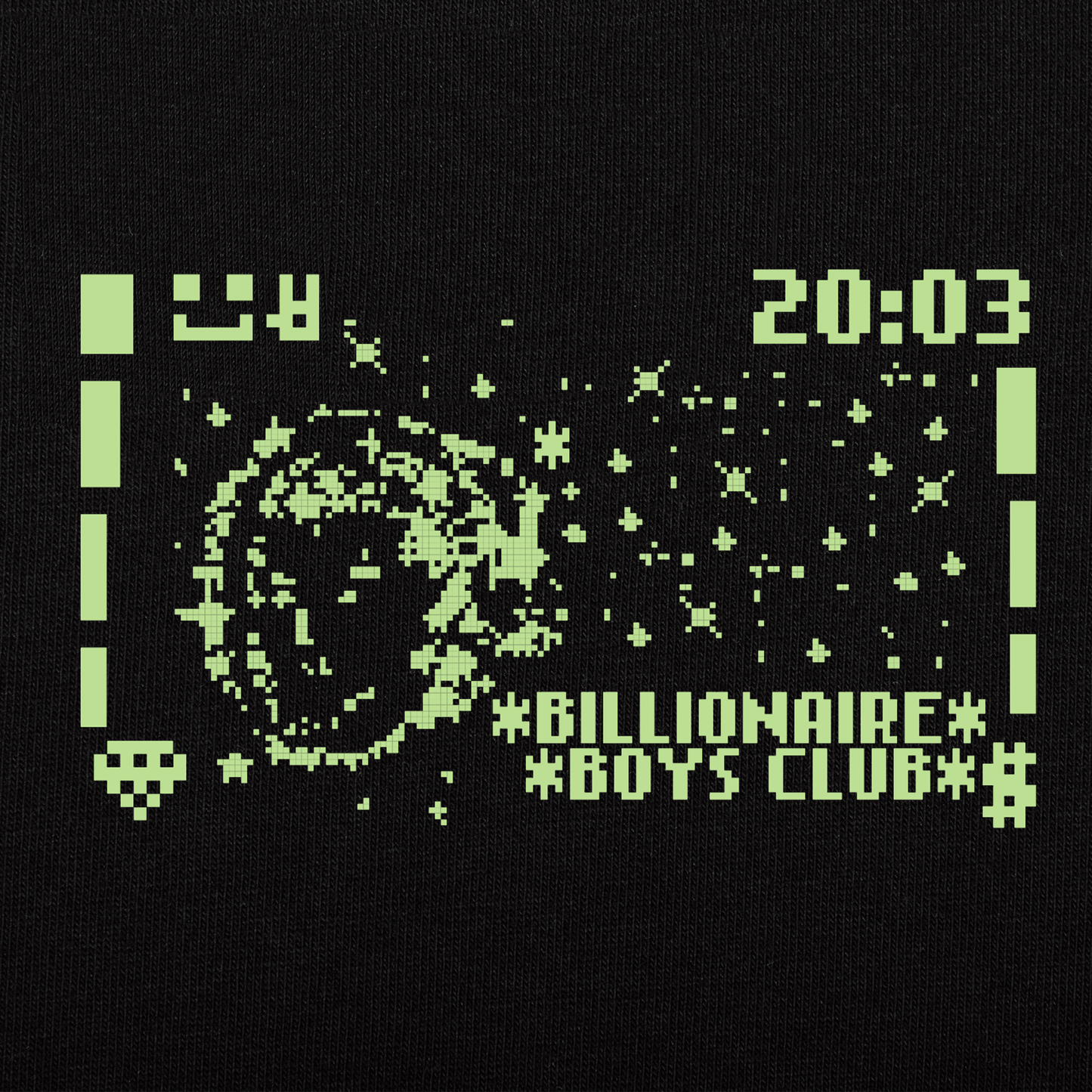 Y2K PIXEL GRAPHIC HOODIE - Billionaire Boys Club Exclusives