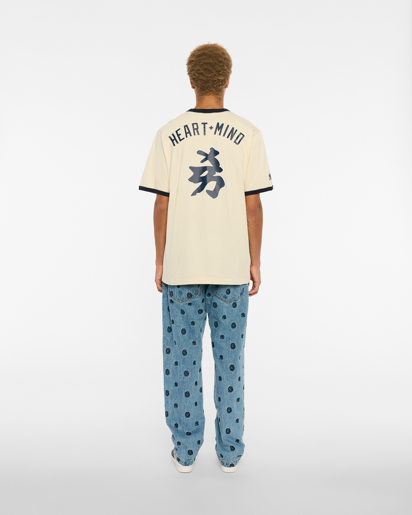 NY Yankees Heart + Mind Ringer Tee
