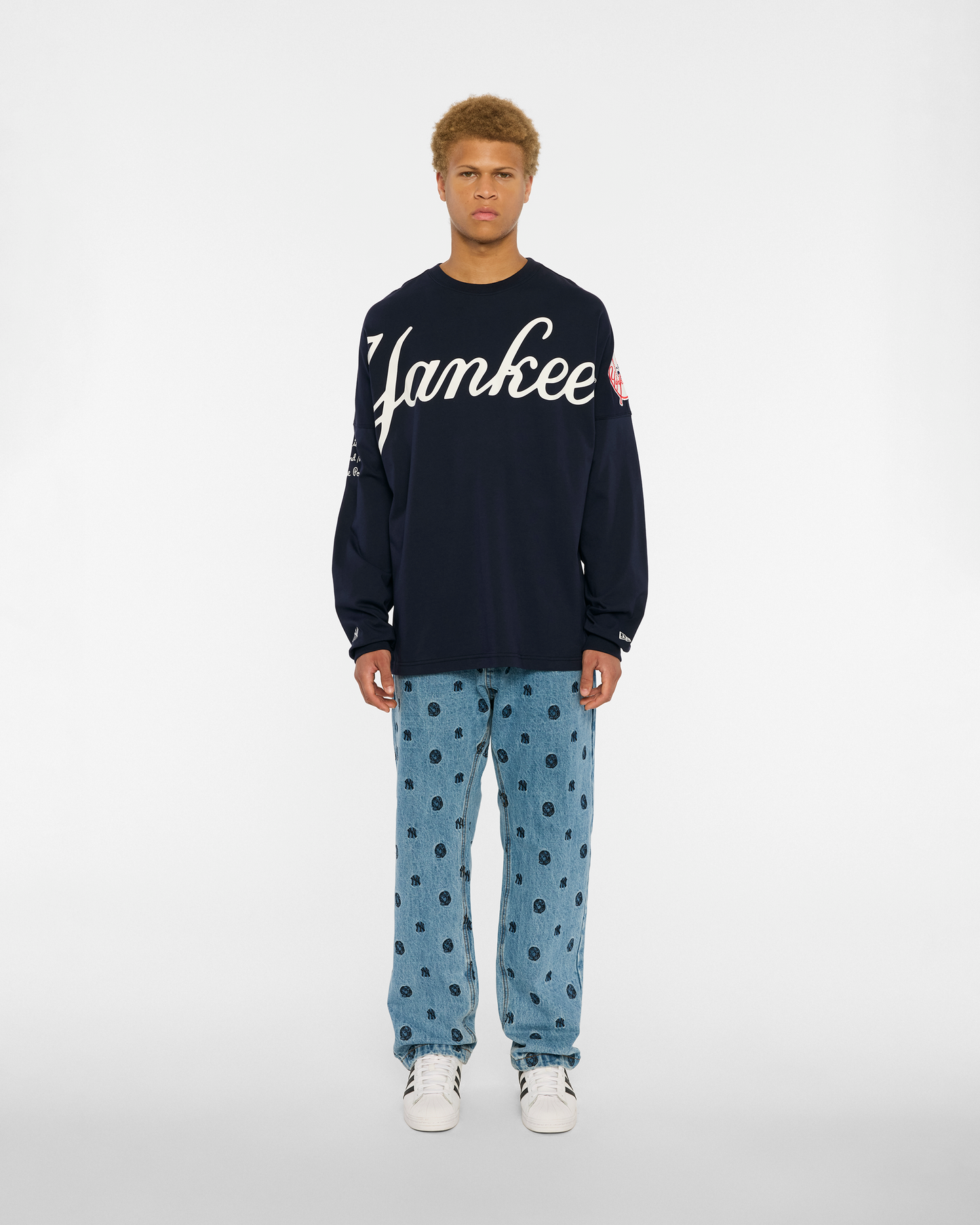 NY Yankees Spirit Longsleeve Tee