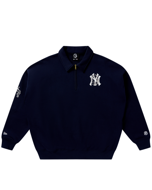 NY Yankees Quarter Zip Pullover