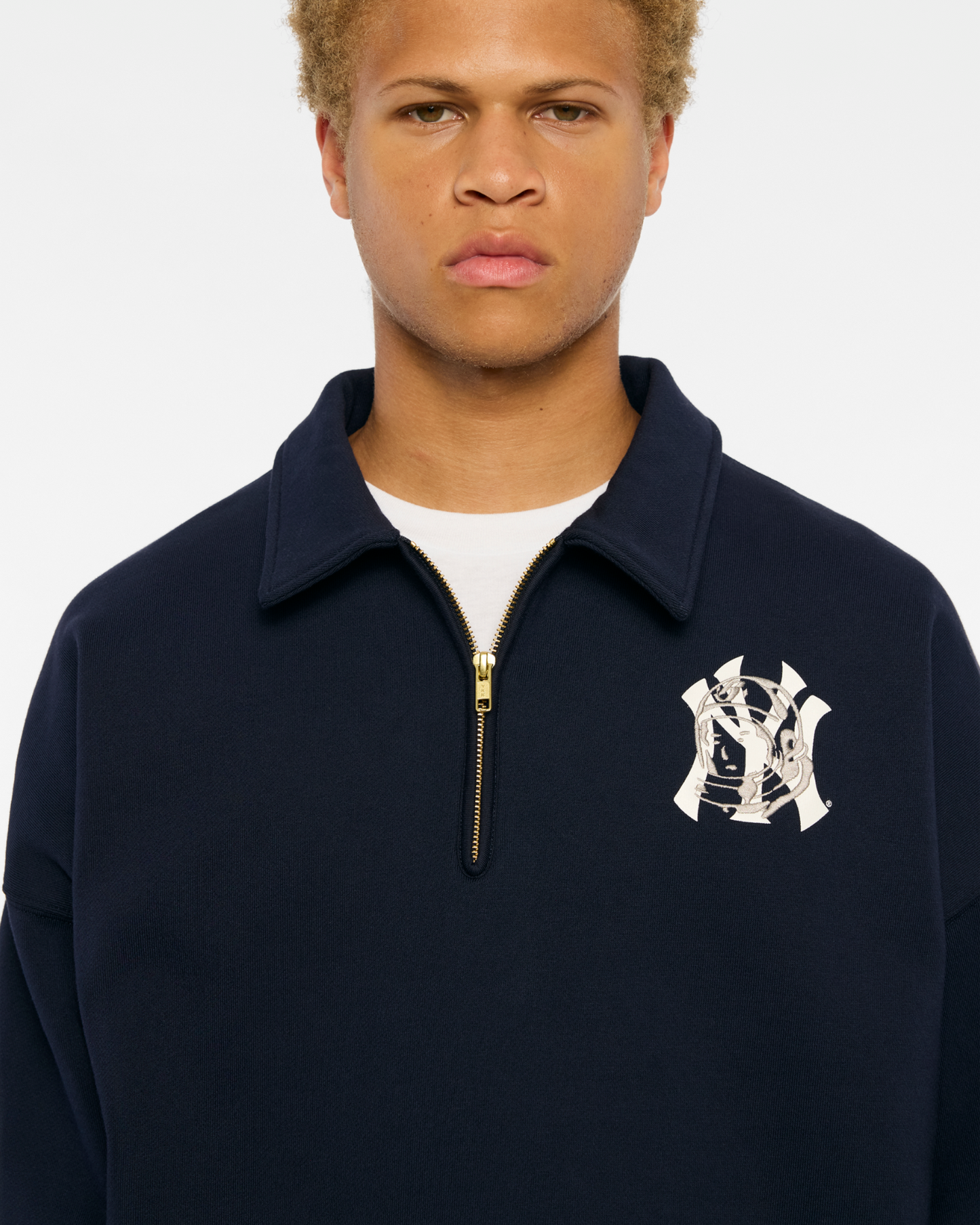 NY Yankees Quarter Zip Pullover