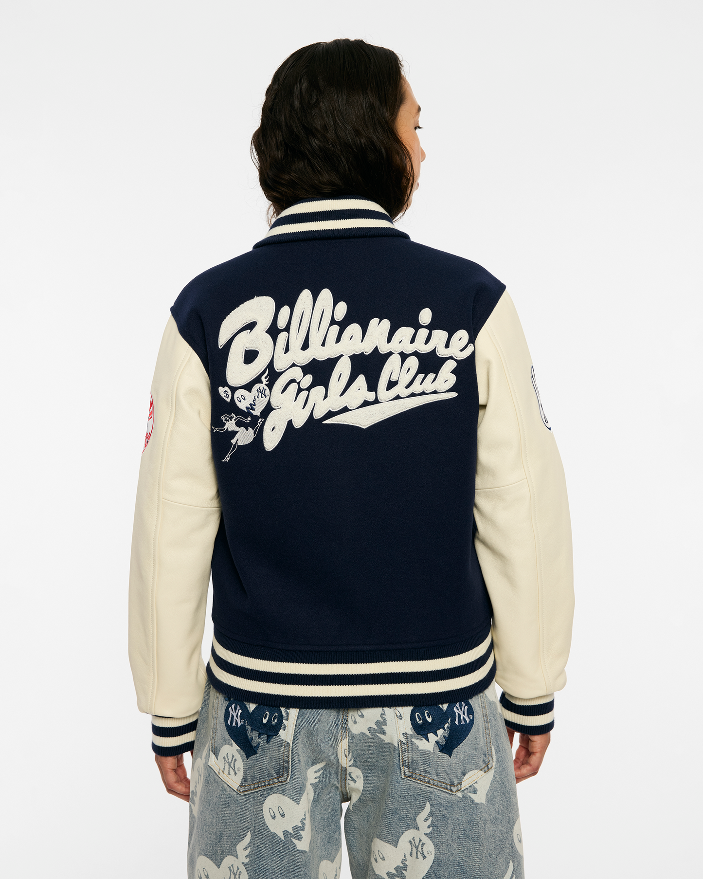 Womens NY Yankees Varsity Jacket