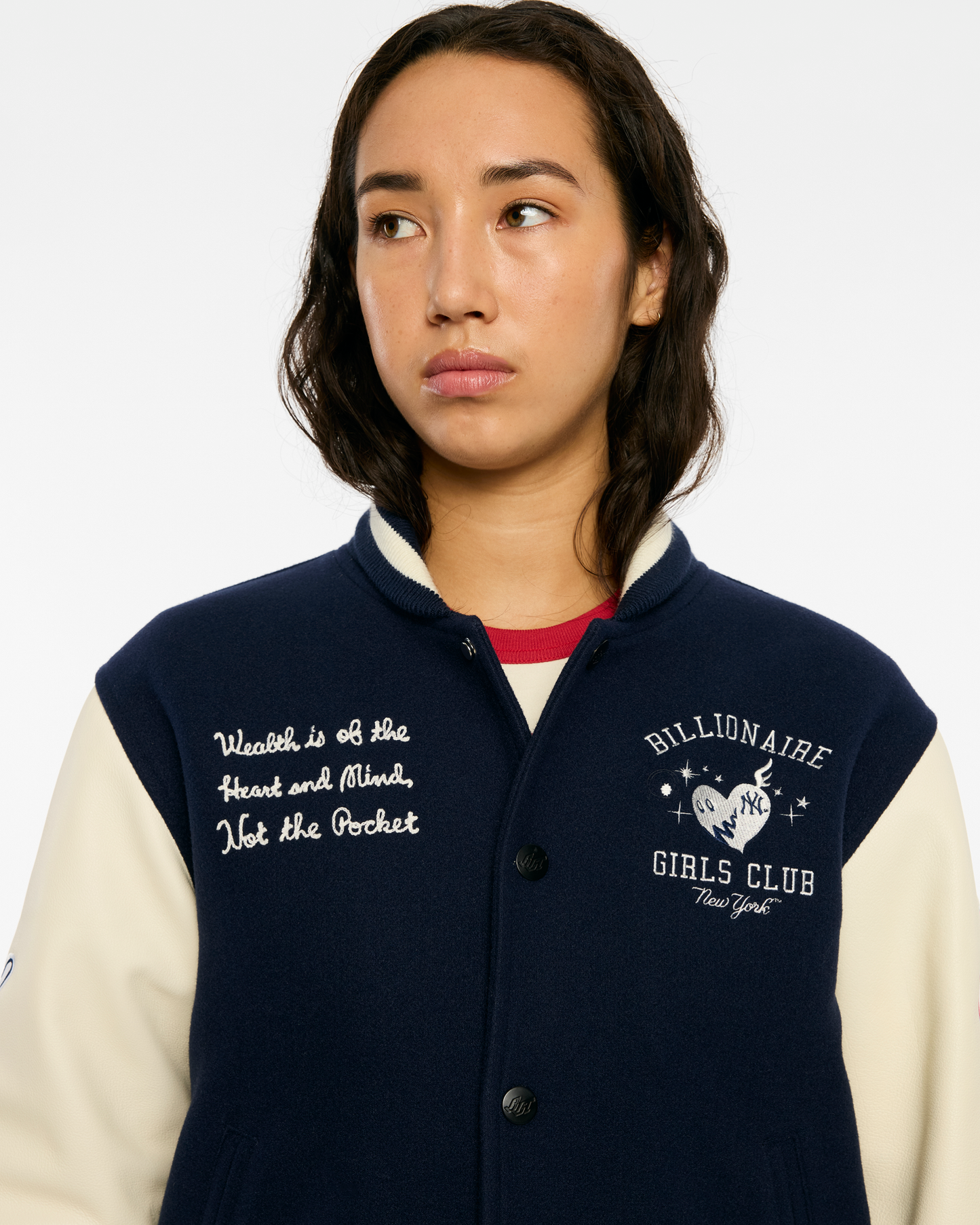 Womens NY Yankees Varsity Jacket