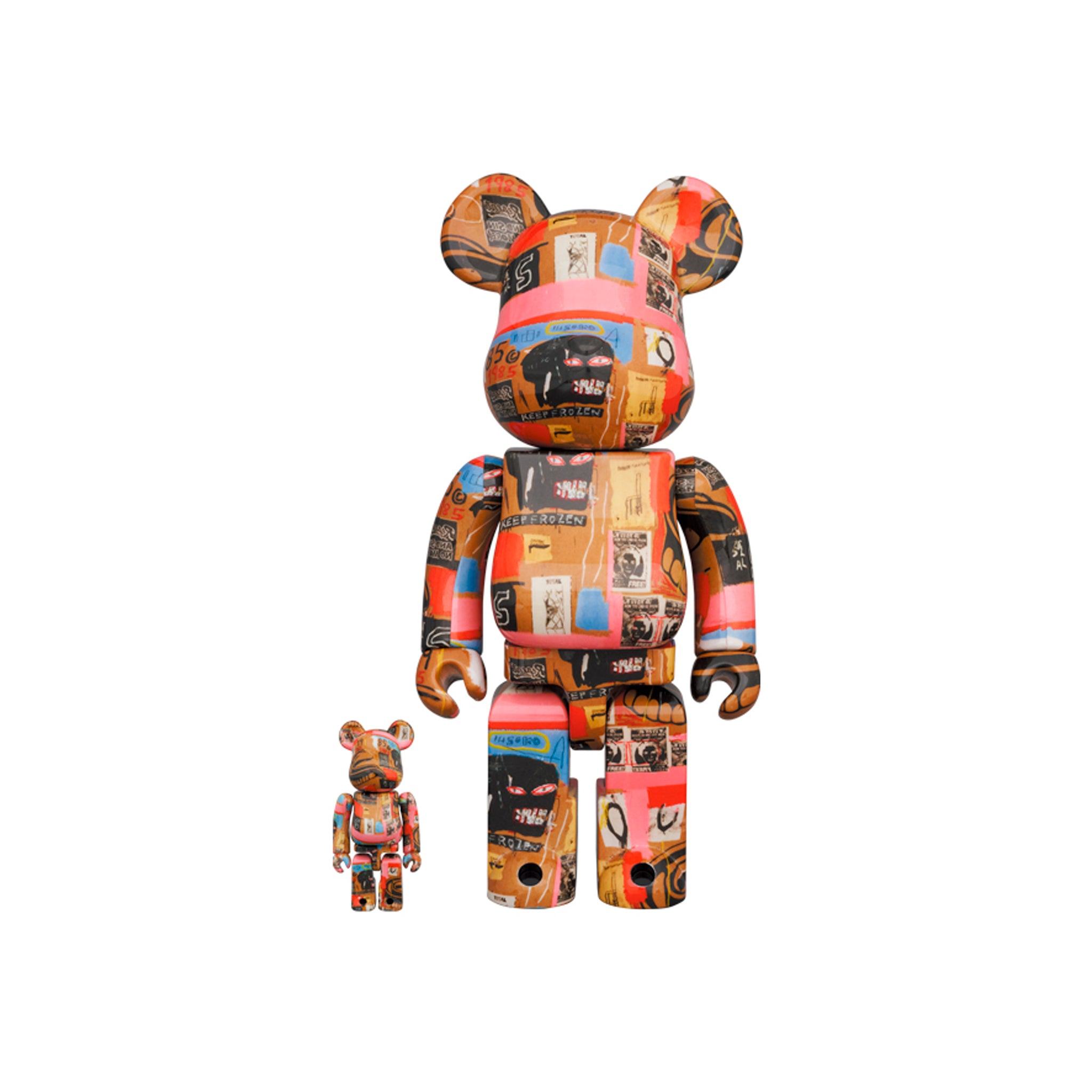 BE@RBRICK ANDY WARHOL X JEAN-MICHEL BASQUIAT #2 100% & 400% SET