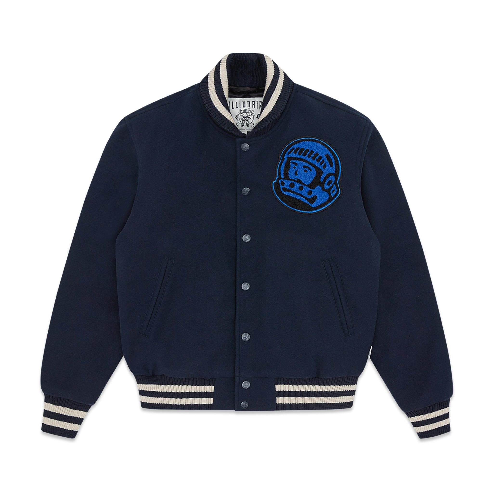 BBC ICECREAM COLLEGE VARSITY JACKET-NAVY