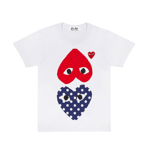 Heart polka sales dot shirt